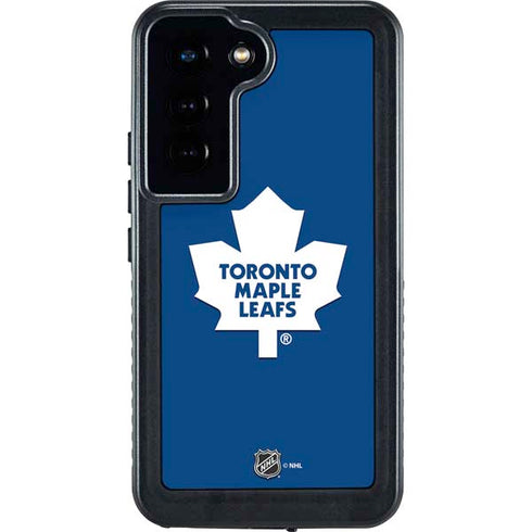 NHL Toronto Maple Leafs Solid Background Galaxy S24 Waterproof Case